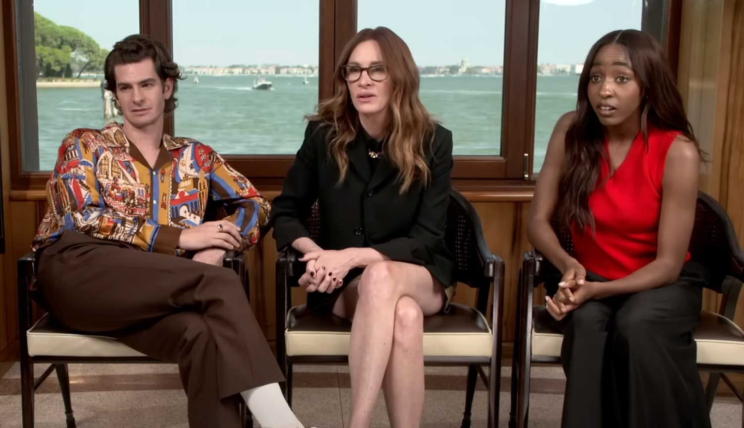 Άγιο Εντεμπίρι: Η αφοπλιστική απάντηση όταν δημοσιογράφος ρώτησε μόνο τη Ρόμπερτς και τον Γκάρφιλντ για το MeToo και το Black Lives Matter